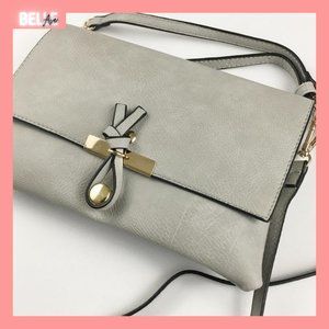 knot accent clutch/crossbody